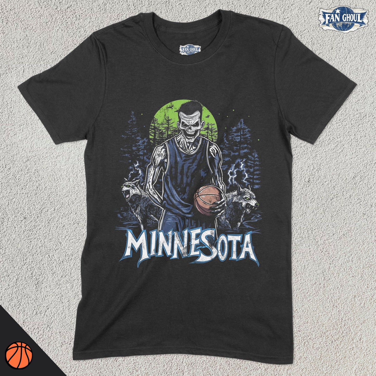 Minnesota v2 Basketball "Ghoul" Shirt