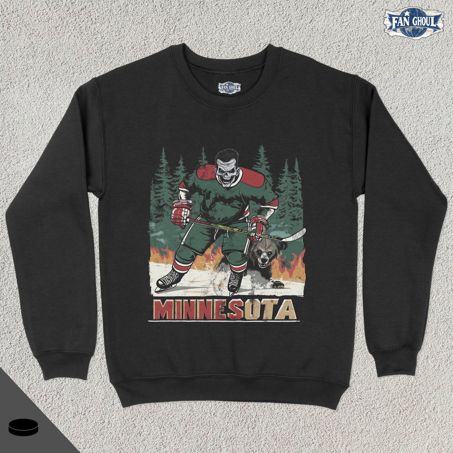 Minnesota Hockey "Ghoul" Crewneck