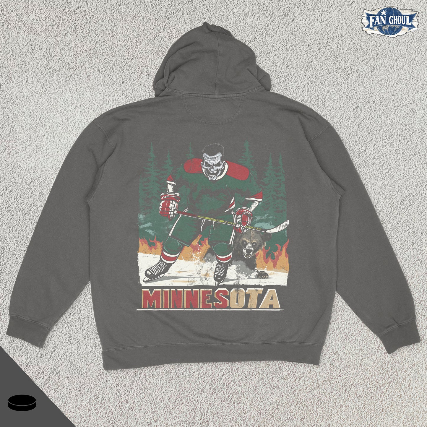 Minnesota Hockey "Ghoul" Hoodie