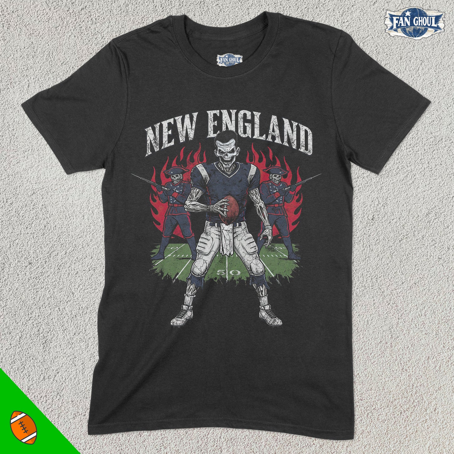 New England Football "Ghoul" Shirt