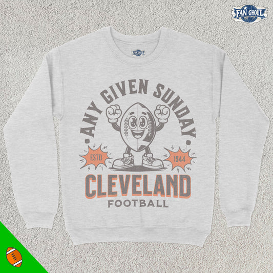 Cleveland Football Retro Crewneck