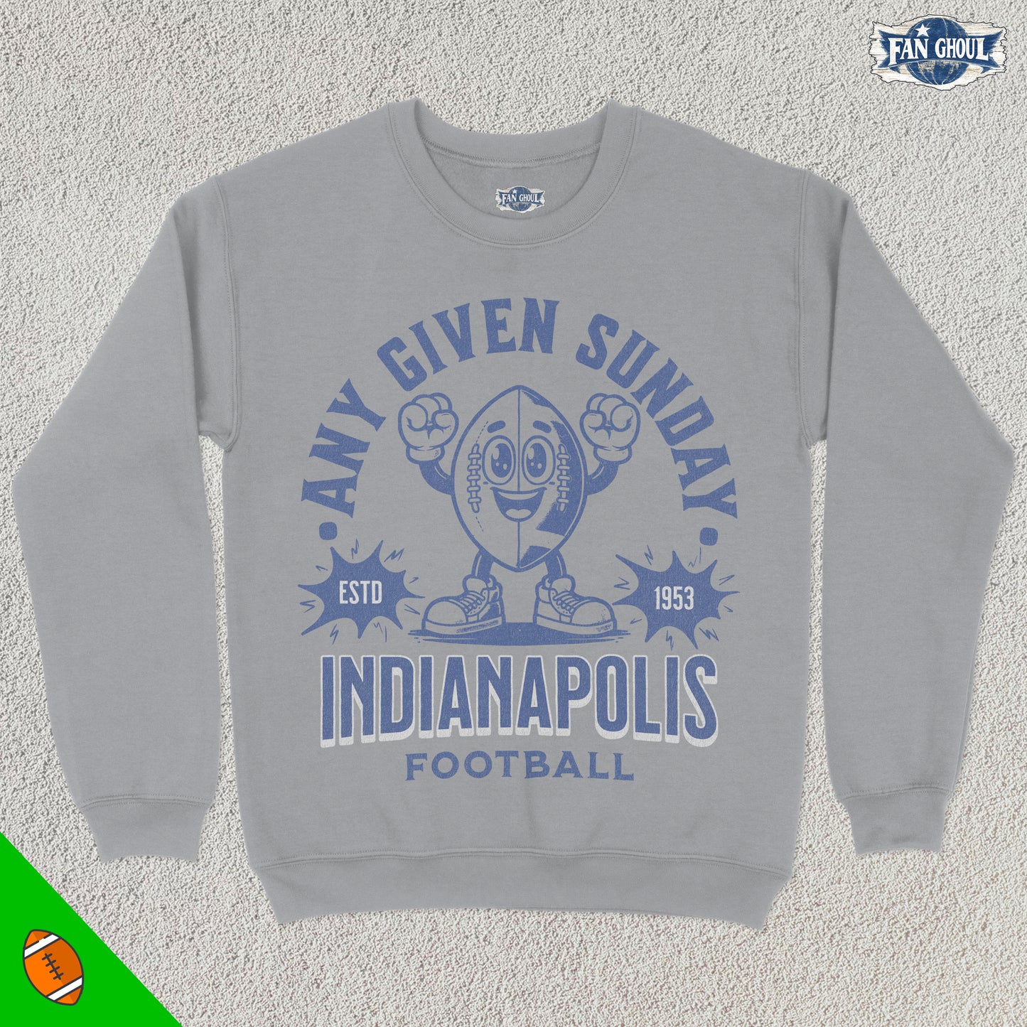 Indianapolis Football Retro Crewneck