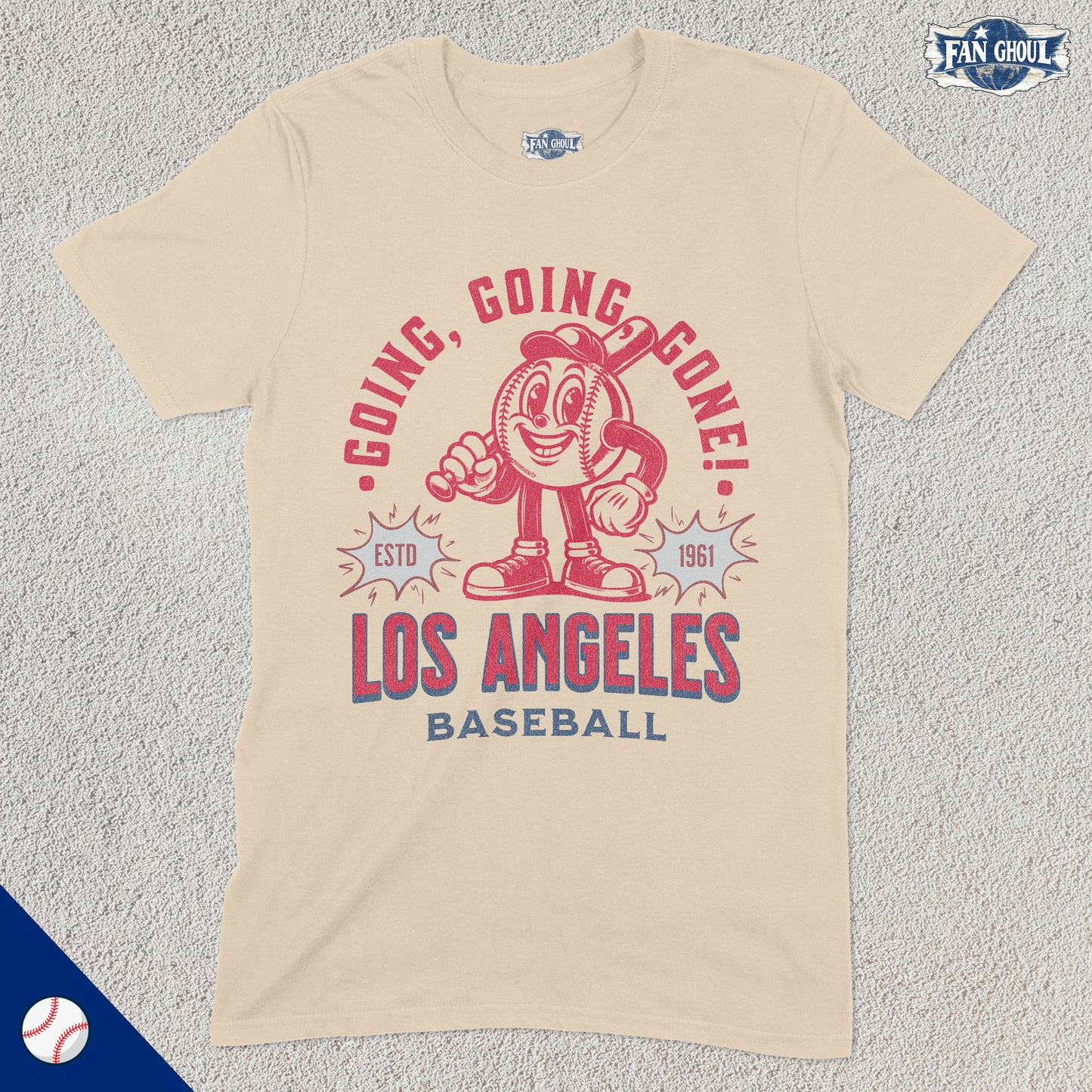 Los Angeles 2 Baseball Retro Shirt