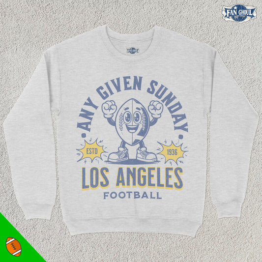 Los Angeles 2 Football Retro Crewneck