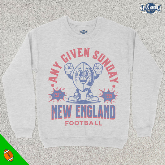 New England Football Retro Crewneck