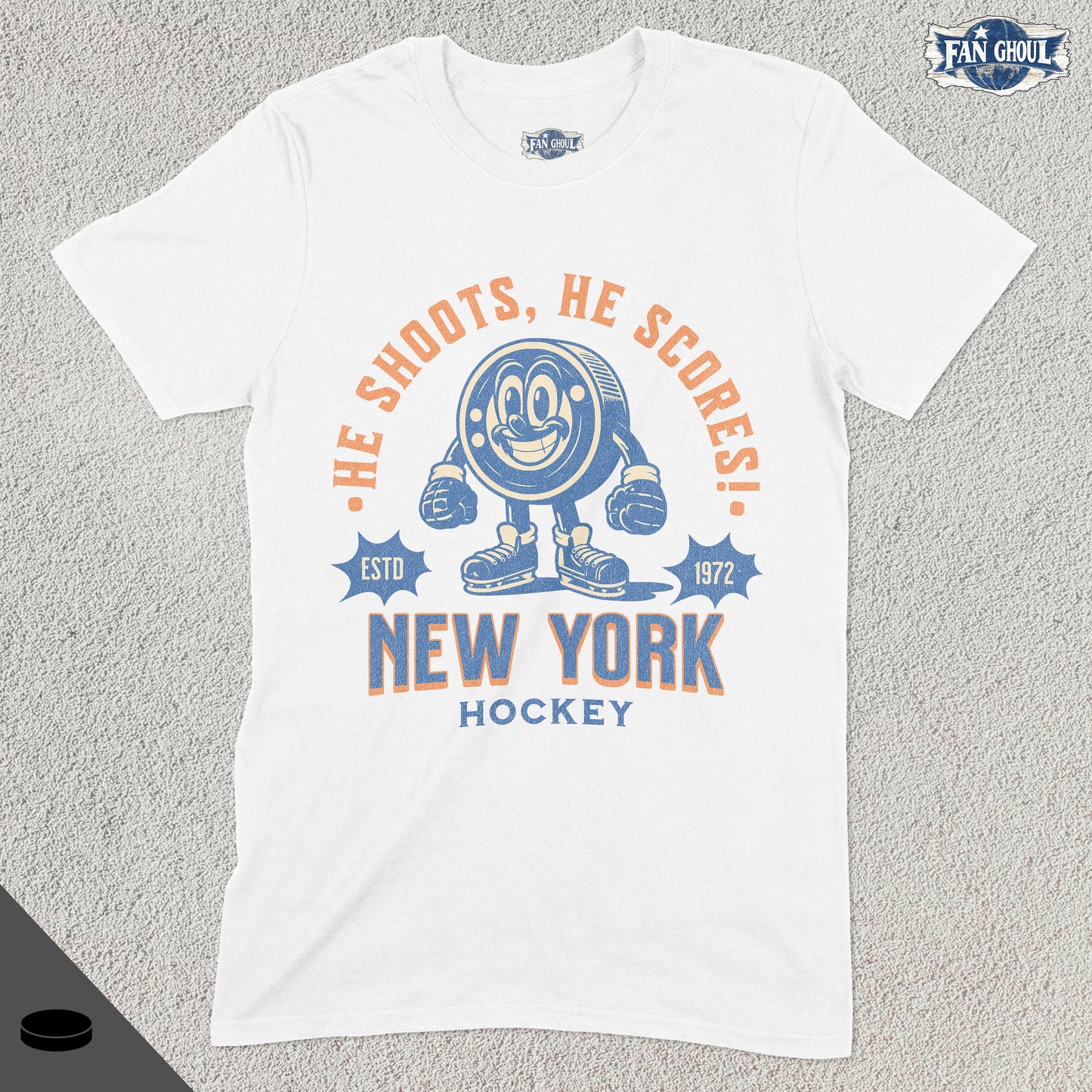 New York 2 Hockey Retro Shirt