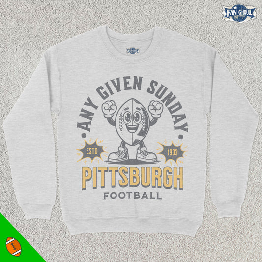 Pittsburgh Football Retro Crewneck