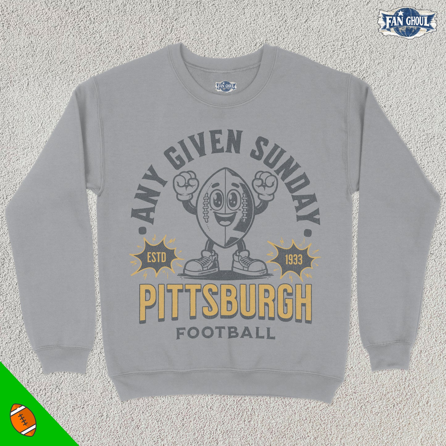 Pittsburgh Football Retro Crewneck