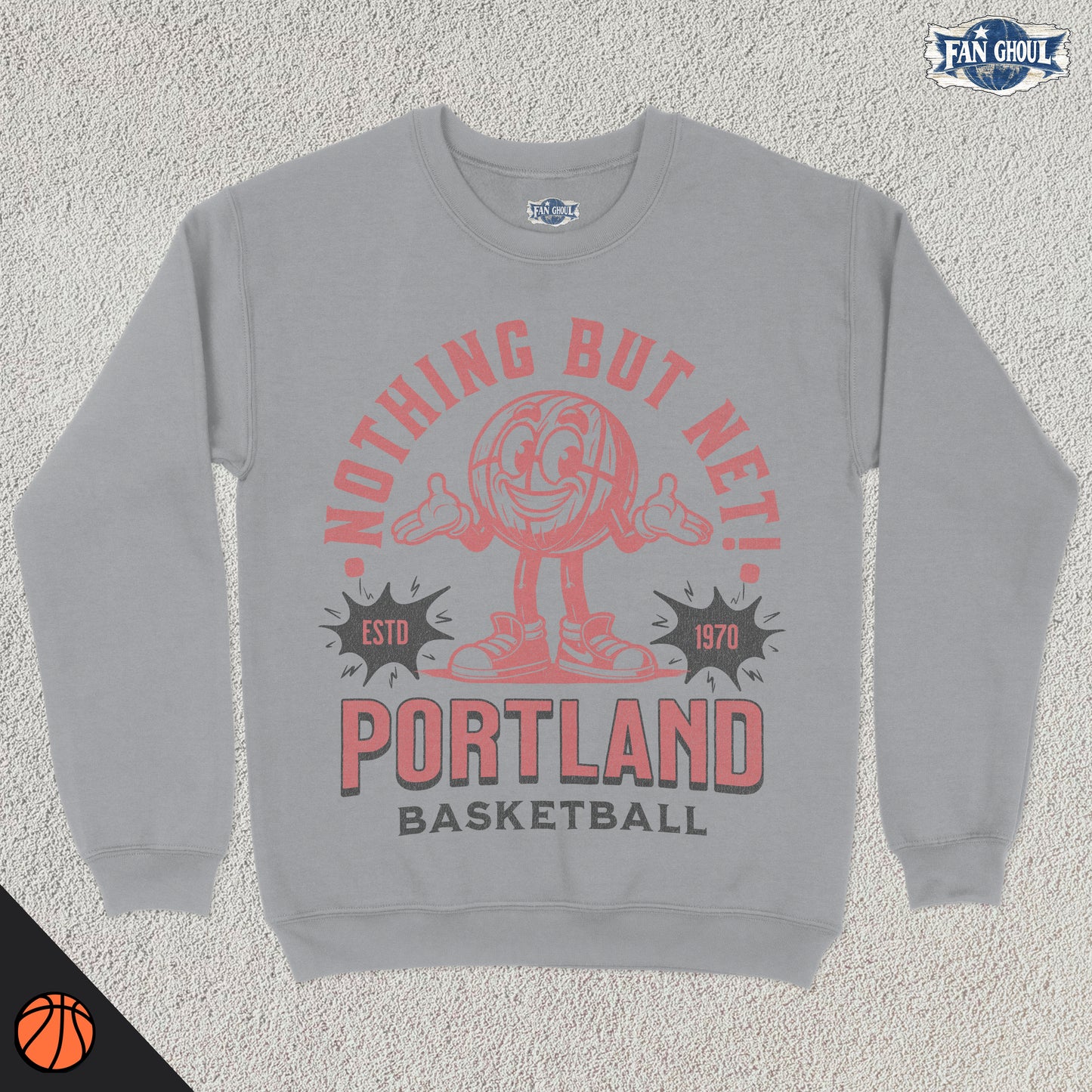 Portland Basketball Retro Crewneck