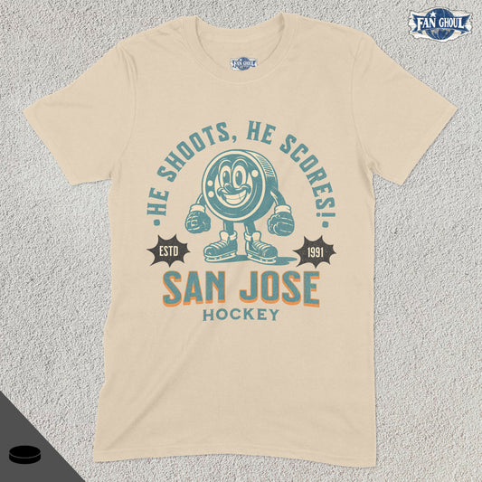 San Jose Hockey Retro Shirt
