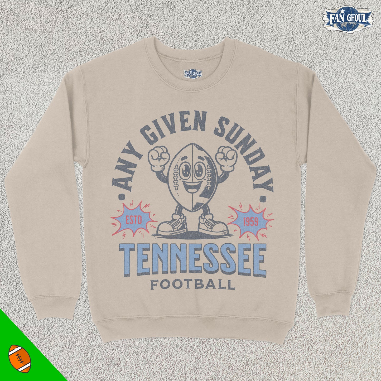 Tennessee Football Retro Crewneck