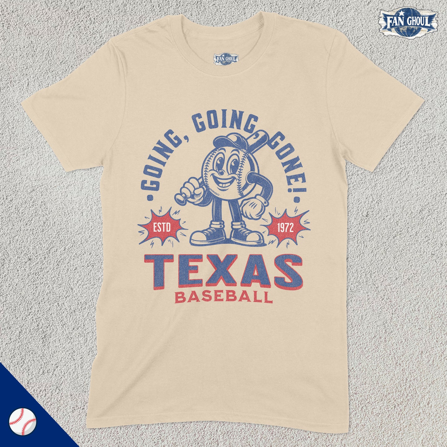 Texas Baseball Retro Shirt