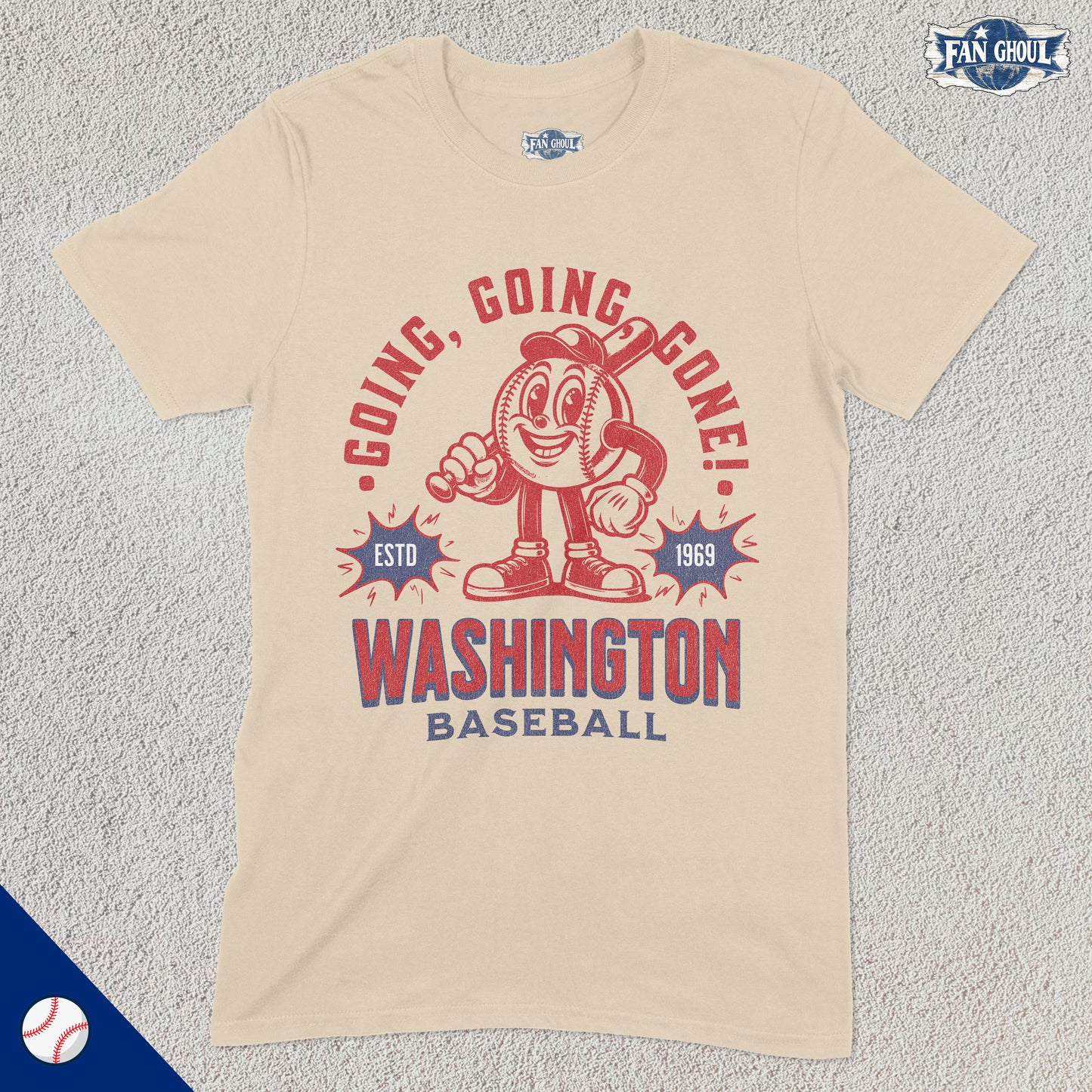 Washington Baseball Retro Shirt