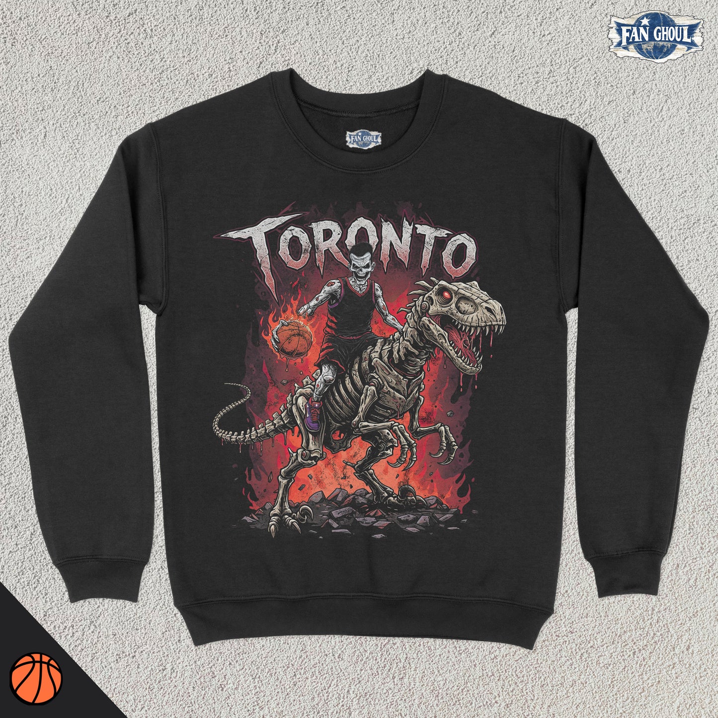 Toronto Basketball "Ghoul" Crewneck
