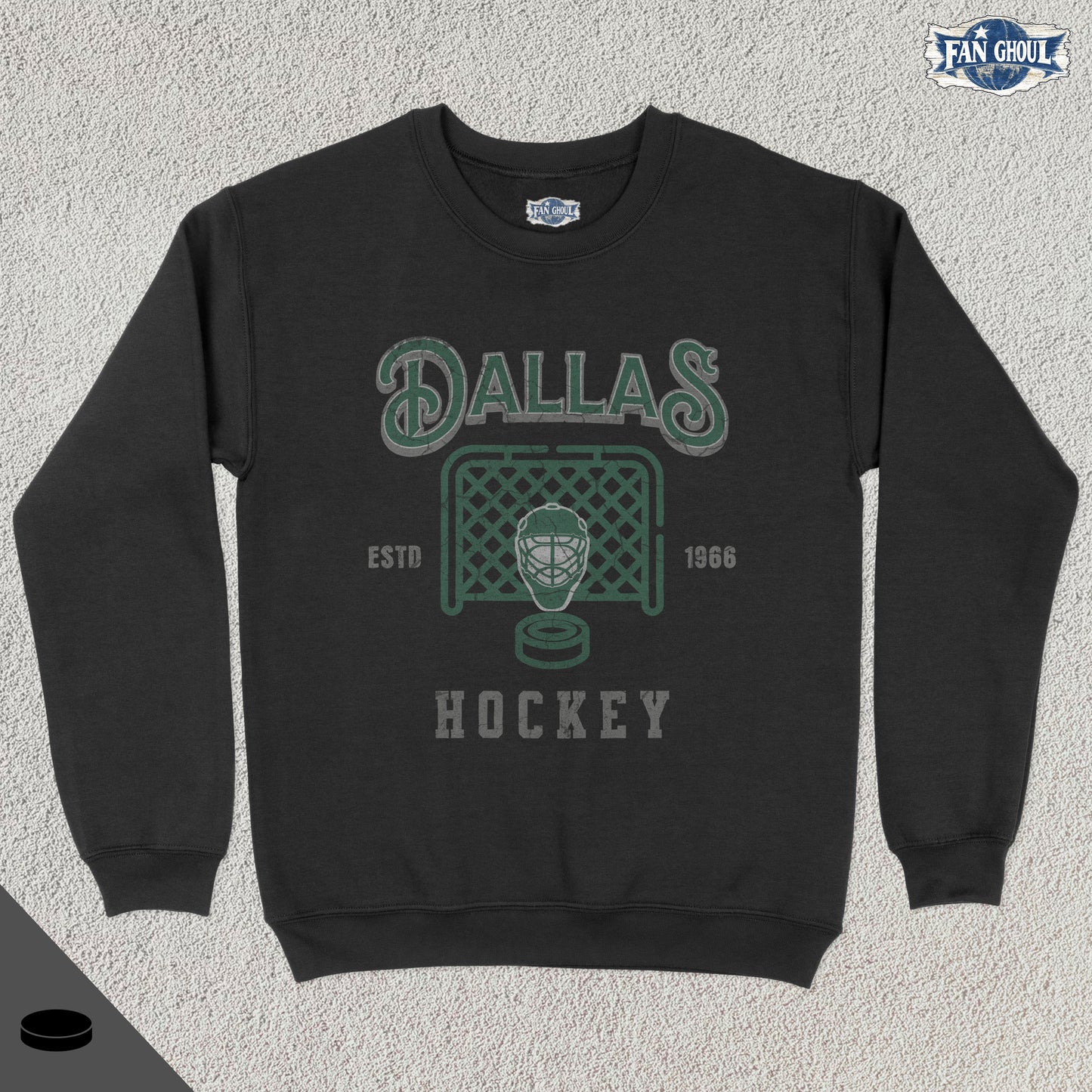 Dallas Hockey Vintage Crewneck