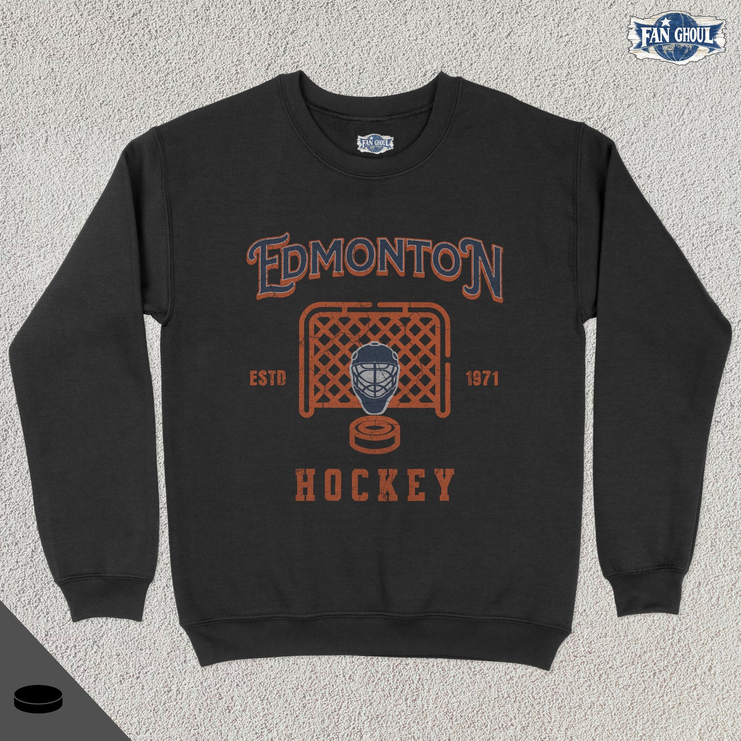 Edmonton Hockey Vintage Crewneck