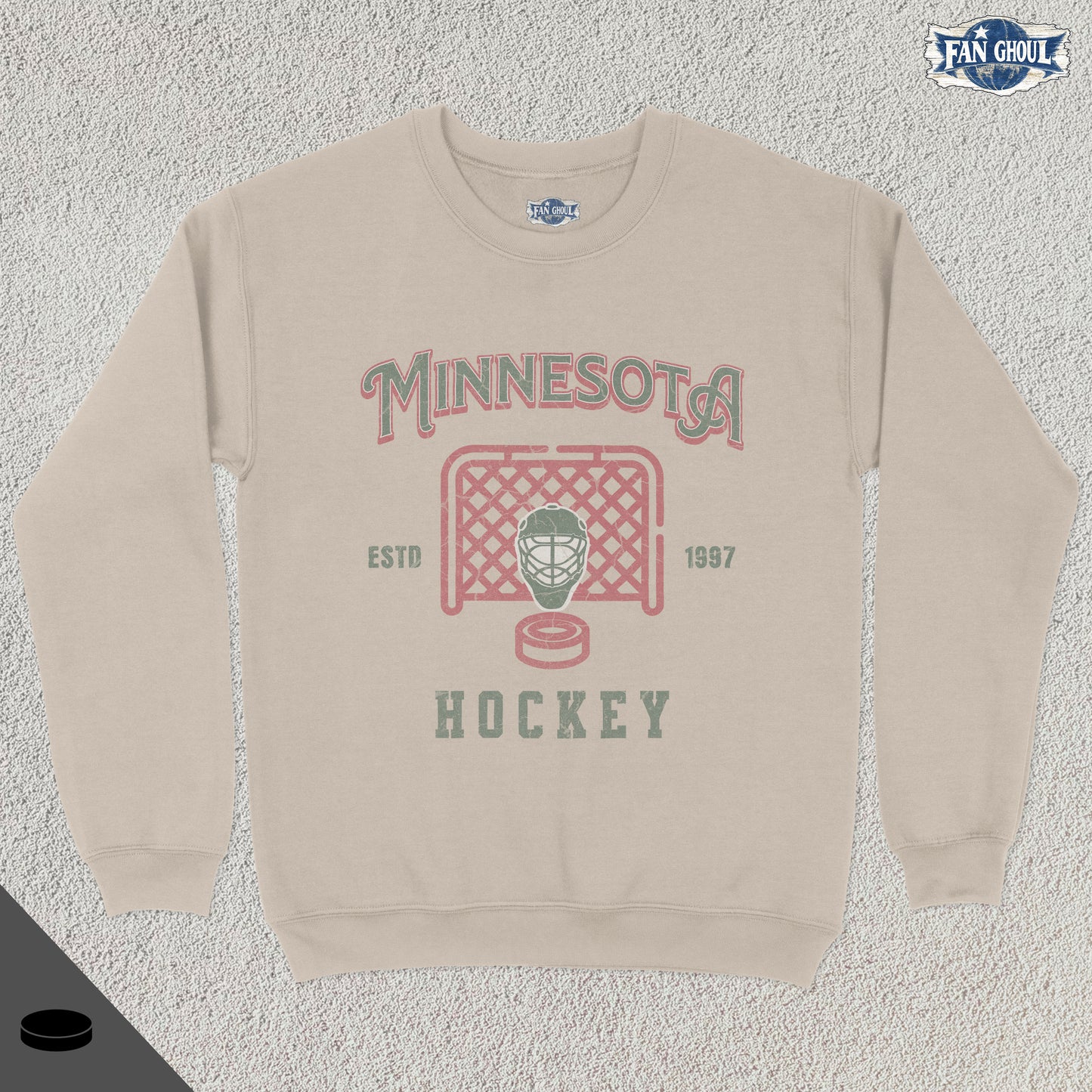 Minnesota Hockey Vintage Crewneck