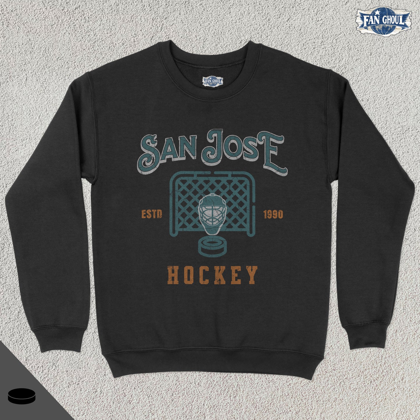 San Jose Hockey Vintage Crewneck