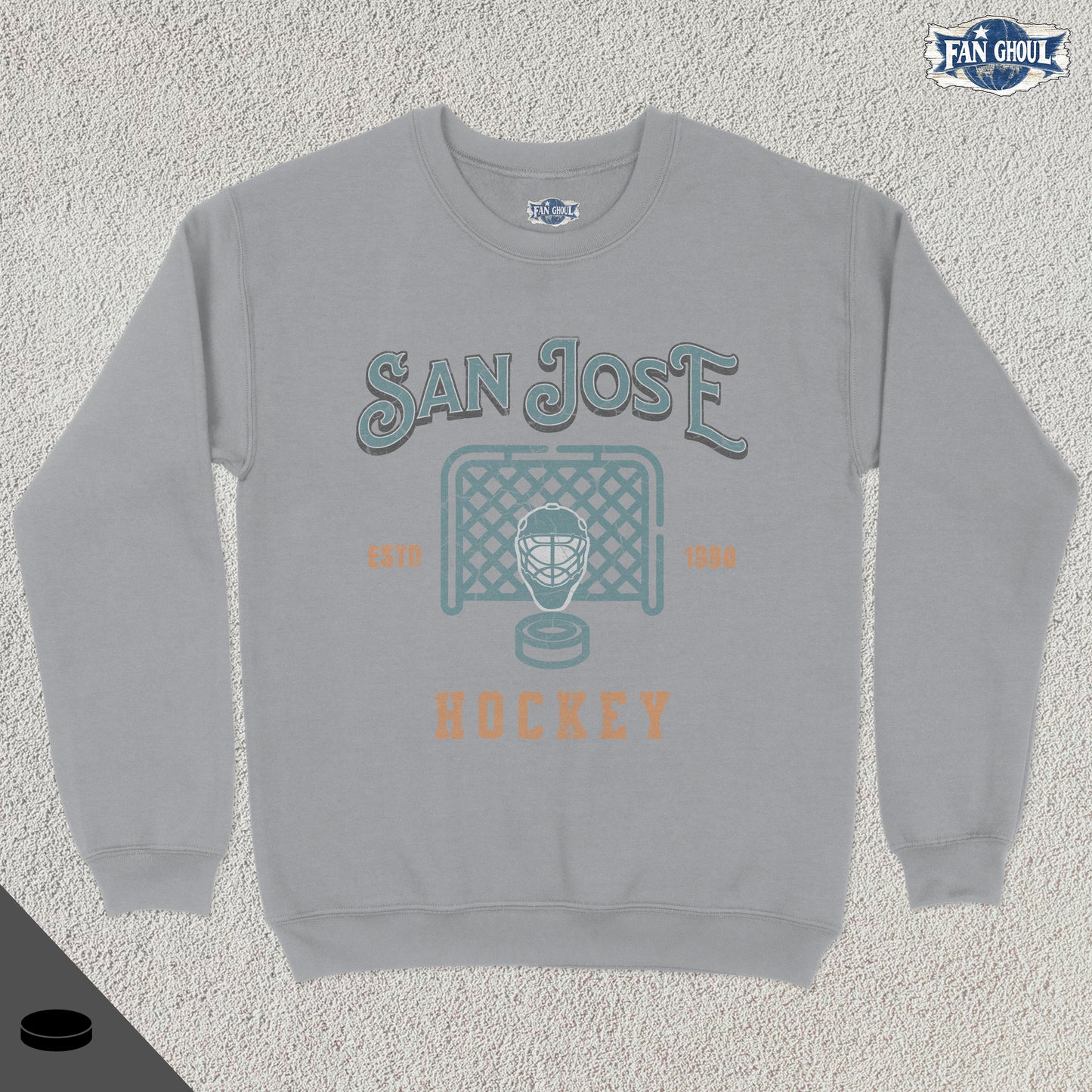 San Jose Hockey Vintage Crewneck